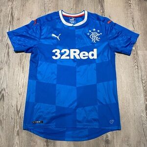 Puma Glasgow Rangers Home Soccer Football Jersey Men’s Size Medium